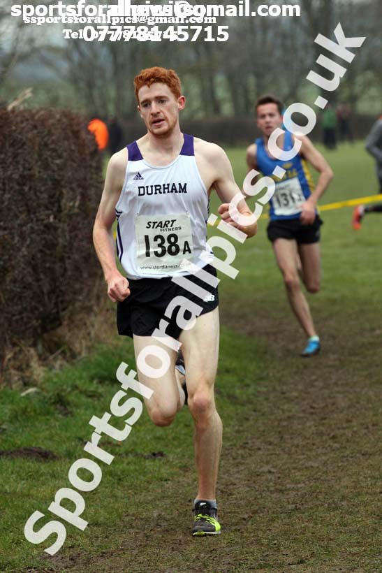 Senior mens 2018 Durham Cathedral Cross Country Relay. Photo:  David T. Hewitson/Sports for All Pics